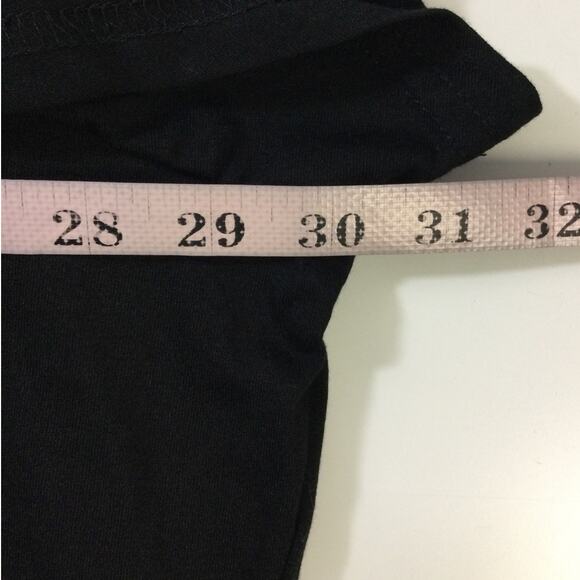 BLOOMCHIC SZ 18 5X black round neck flutter sleeve shirt blouse NWT B48 - Picture 6 of 7